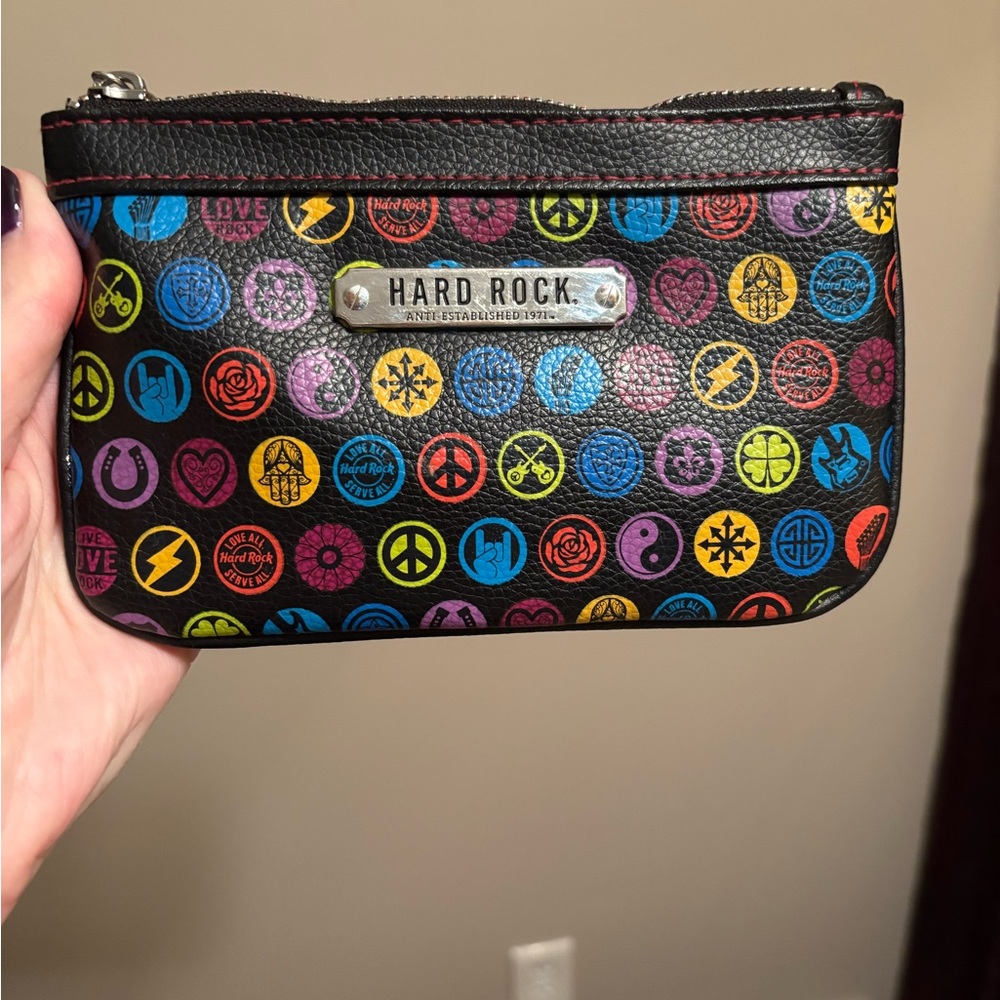 Hard Rock Multicolor Coin Purse